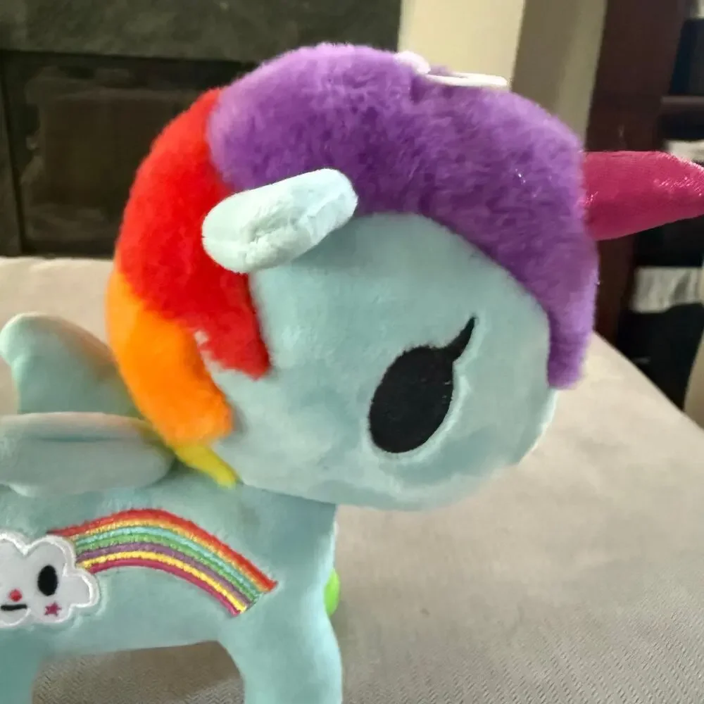 Tokidoki Unicorno Rainbow Unicorn Plush Blue Multicolor 7.5